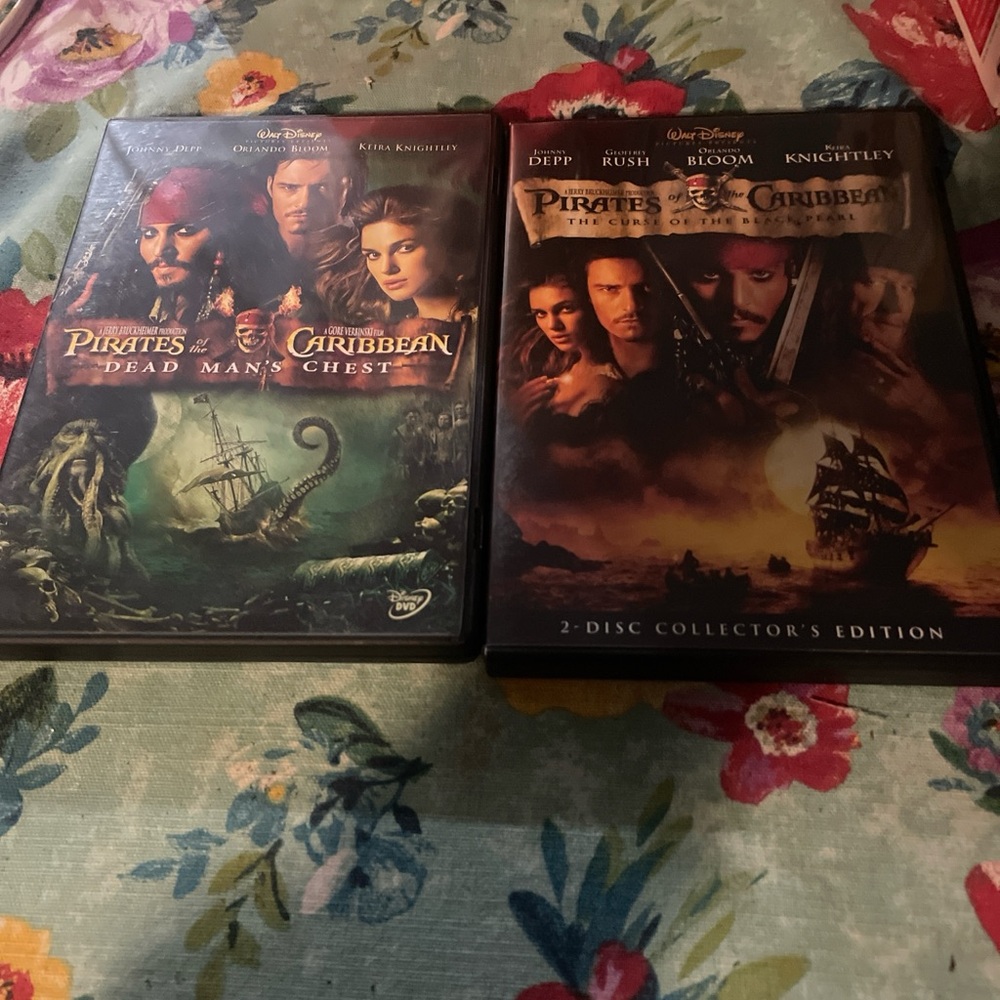 Disney Pirates of the Caribbean DVD Collection - Black and Gold Covers